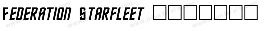 Federation Starfleet 2字体转换